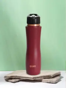Kuber Industries Copper Toned & Black Water Bottle 750 ml