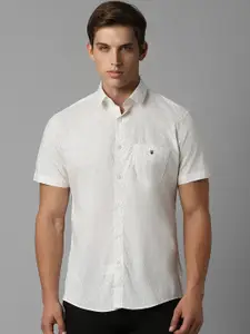 Louis Philippe Sport Slim Fit Printed Pure Cotton Casual Shirt