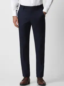 Van Heusen Men Mid-Rise Slim Fit Trousers