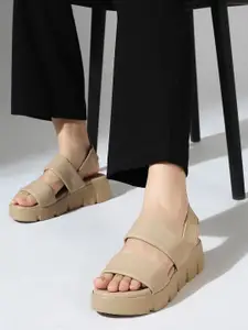 Inc 5 Open Toe Platform Heels