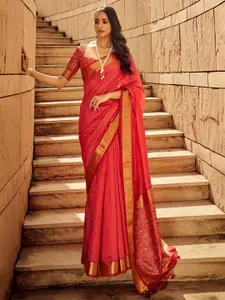 elora Bandhani Printed Patola Zari Saree