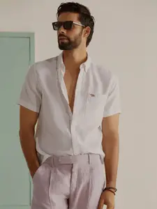 Andamen Premium Slim Fit Linen Casual Shirt