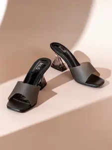 Inc 5 Open Toe Block Heels