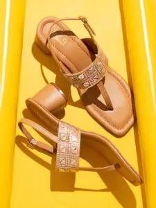 Inc 5 Embellished Block Heels