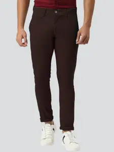 USMC Men Comfort Mid-Rise Slim Fit Easy Wash Trousers