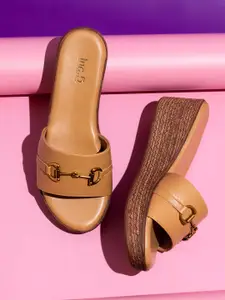 Inc 5 Open Toe Wedge Heels