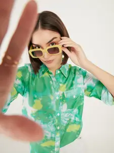 DressBerry Classic Opaque Tie & Dye Printed Casual Shirt