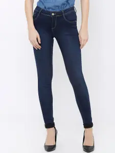 Kraus Jeans Women Skinny Fit Light Fade Stretchable Jeans