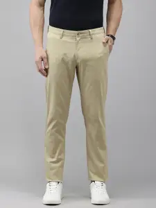 Van Heusen Sport Men Textured Tapered Fit Chinos Trousers