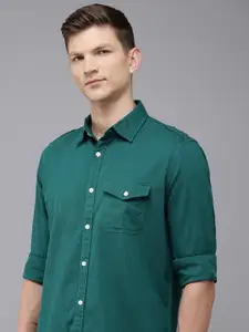 Van Heusen Sport Slim Fit Pure Cotton Casual Shirt