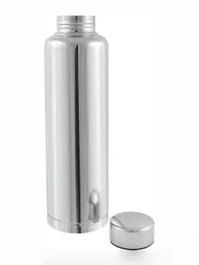 STEEPLE Silver-Toned Stainless Steel Water Bottles 1 L