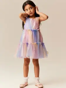 H&M Girls Frill-Trimmed Tulle Dress