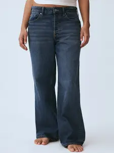 H&M Women Baggy Fit Low Jeans