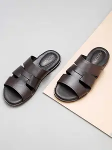 Ruosh Men Leather Comfort Sandals