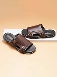 Ruosh Men Leather Comfort Sandals