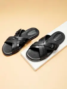 Ruosh Men Leather Comfort Sandals