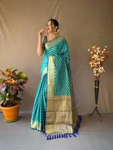 SGF11 Woven Design Heavy Zari Work Kanjeevaram Patola Silk Saree