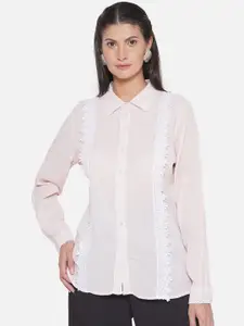 KALINI Comfort Spread Collar Casual Shirt
