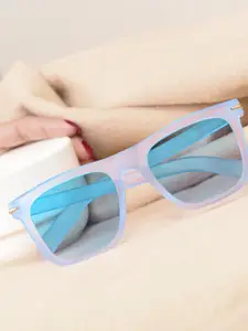 Mast & Harbour Men Blue Wayfarer Sunglasses with UV Protected Lens M&HSG-09