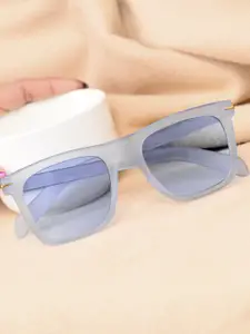 Mast & Harbour Men Blue Wayfarer Sunglasses with UV Protected Lens &HSG-09-GY