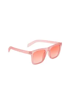 Mast & Harbour Men Red Wayfarer Sunglasses with UV Protected Lens M&HSG
