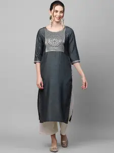 Anouk Ethnic Motifs Straight Kurta