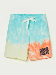 Fame Forever by Lifestyle Boys Mid-Rise Abstract Printed Pure Cotton Shorts