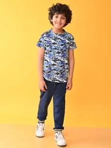Anthrilo Boys Printed Top with Trouser