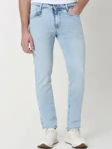 Mufti Men Slim Fit Heavy Fade Stretchable Jeans
