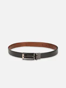 Louis Philippe Men Textured Genuine Leather Formal Belt