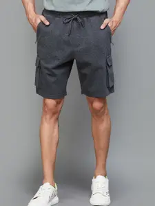 Fame Forever by Lifestyle Men Mid-Rise Cotton Cargo Shorts