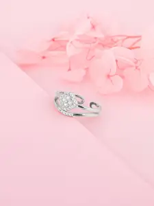 GIVA 925 Sterling Silver Rhodium Plated Finger Ring