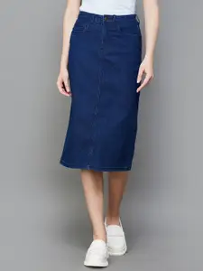 CODE by Lifestyle Pure Cotton Knee Length Pencil Skirts