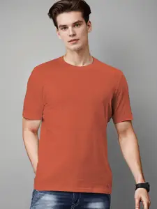 Huetrap Round Neck Cotton T-shirt