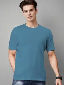 Huetrap Round Neck Cotton T-shirt