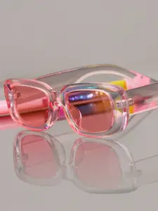 DressBerry Women Pink Wayfarer Sunglasses with UV Protected Lens DBSG-04-PK