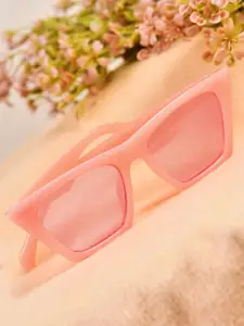 DressBerry Women Pink Cateye Sunglasses with UV Protected Lens DBSG-08-PK
