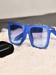 DressBerry Women Blue Wayfarer Sunglasses with UV Protected Lens DBSG-09-D.BL