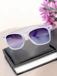 DressBerry Women Blue Wayfarer Sunglasses with UV Protected Lens DBSG-10-BL1