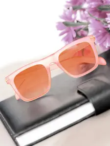 DressBerry Women Pink Wayfarer Sunglasses with UV Protected Lens DBSG-09-RD