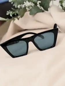 DressBerry Women Black Cateye Sunglasses with UV Protected Lens DBSG-08-BK
