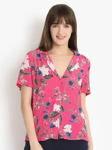 putsum Classic Floral Printed Casual Shirt