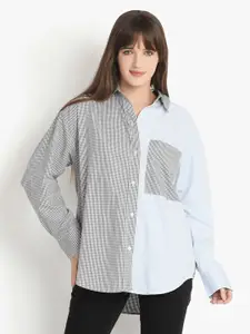 putsum Classic Spread Collar Cotton Casual Shirt