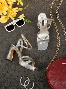 Flat n Heels Open Toe Platform Heels