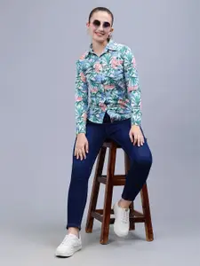 Pritla Floral Printed Cotton Casual Shirt