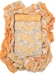 Sun Fashion And Lifestyle Floral Printed Unstitched Dress Material