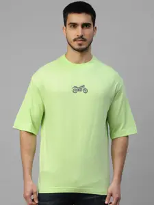 Royal Enfield 8-Bit Scram Skyline Round Neck Drop Shoulder Oversized T-shirt