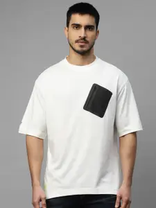 Royal Enfield Motoverse Typography Printed Drop Shoulder Pockets Oversized T-shirt