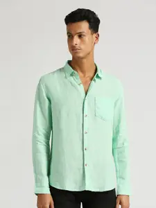 Pepe Jeans Long Sleeves Pure Linen Casual Shirt