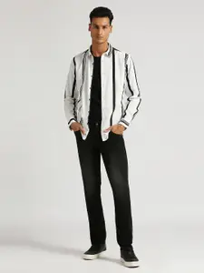 Pepe Jeans Vertical Striped Pure Cotton Twill Casual Shirt
